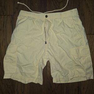 Men's Yellow Cargo Shorts